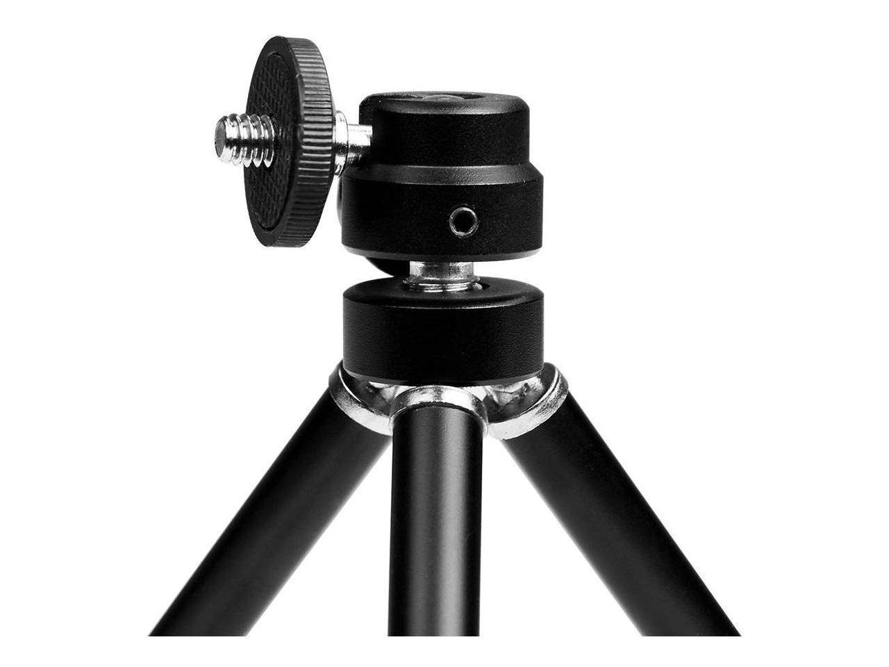 Webcam Tripod, Lightweight Mini Webcam Tripod for Logitech Webcam C920 C920S C922 C270 C615 Small Camera Tripod Mount Cell Phone Holder Stand