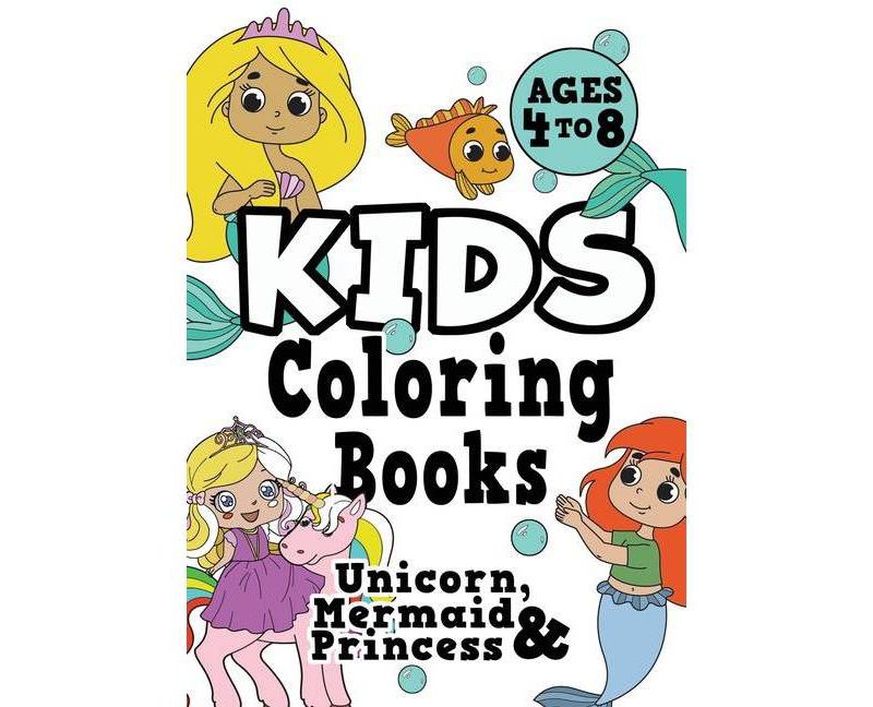 Kids Coloring Books Ages 4-8 - (Paperback)