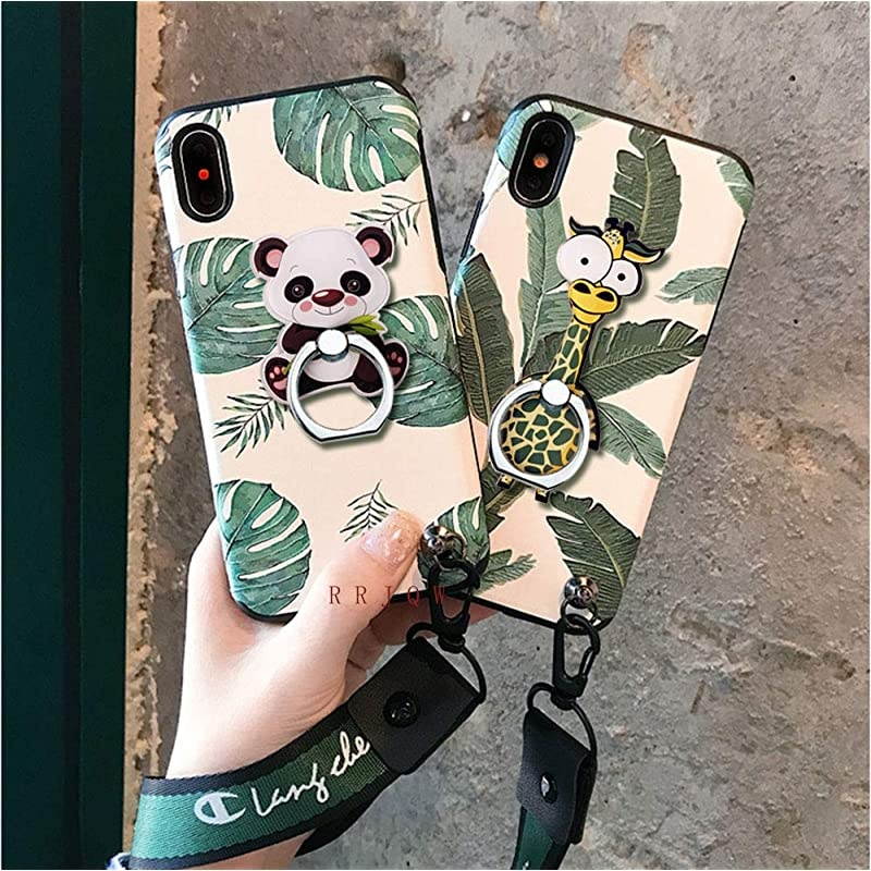 Phone Ring Holder StandAnimals Phone Ring Stand Holder 360 Rotation Finger Ring Grip Stand for CellphonesSmartphones and Tablets ZebraGiraffeElephantPanda