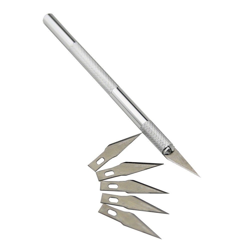 Aluminium Alloy Wood Carving Tools Craft Sculpture Pottery Modeling Engraving Tool Cutting Tool PCB Repair DIY Hand Tool (Purple)