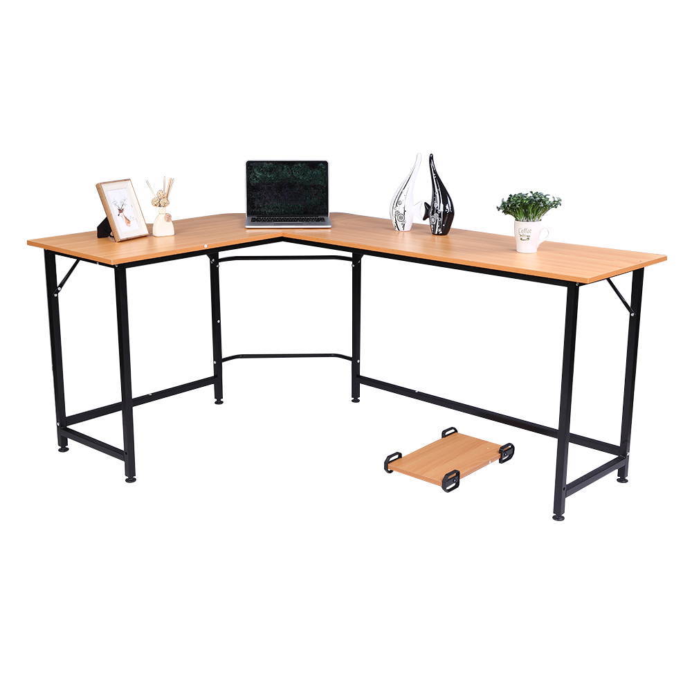 TakeIt Large Computer Corner Desk Gaming Desk L Shaped Desktop Desk Home Office Study Working Writing Laptop Table