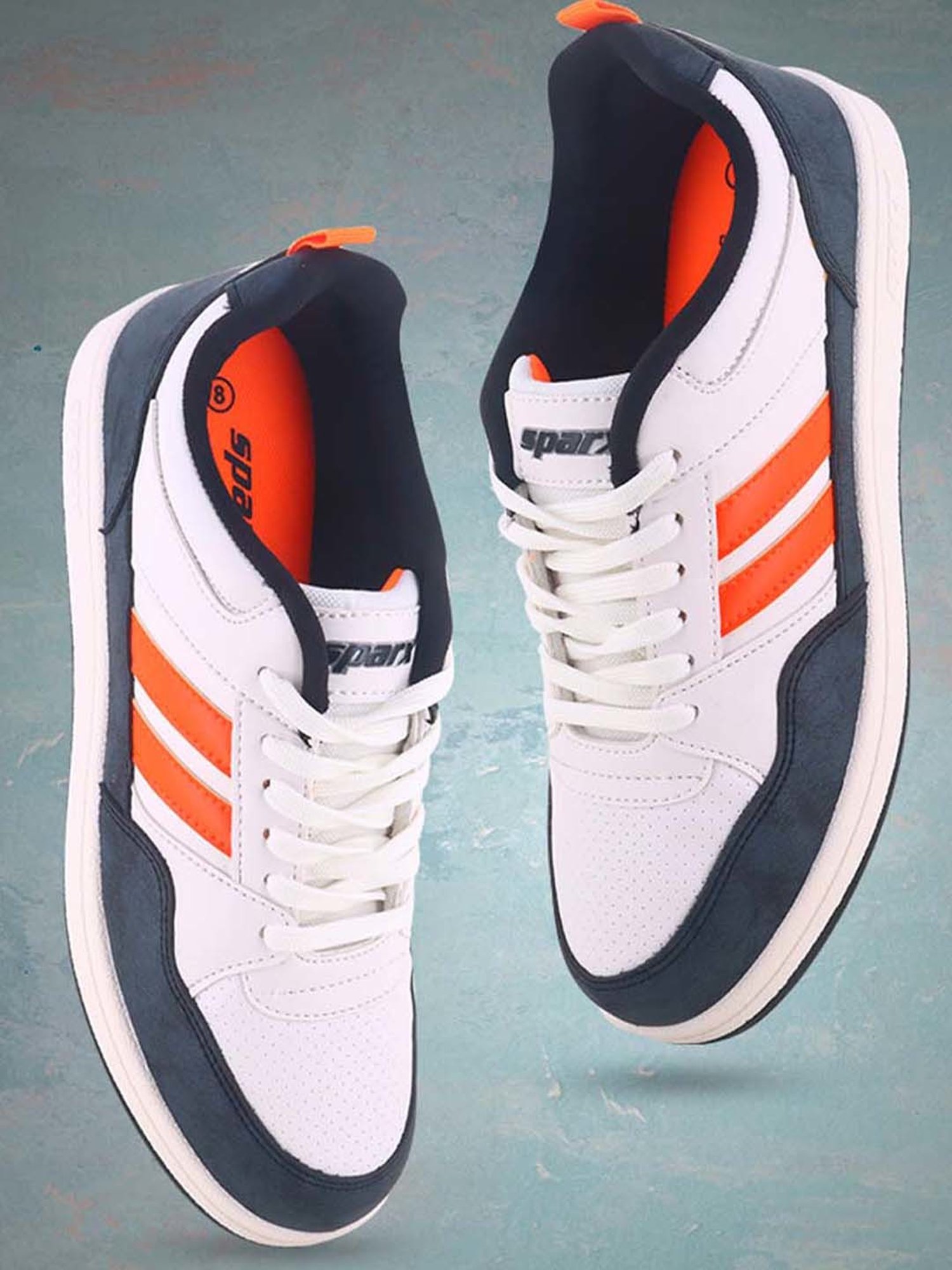 Sparx Men's White Casual Sneakers