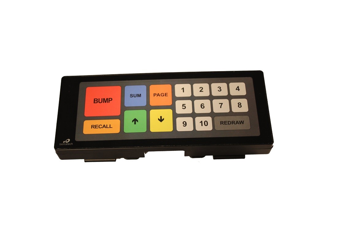 Logic Controls KB9000 Kitchen Display Bump Bar, USB Cable with Legend Sheet B (Aldelo, Expient, Progressive) - KB9000B-USB