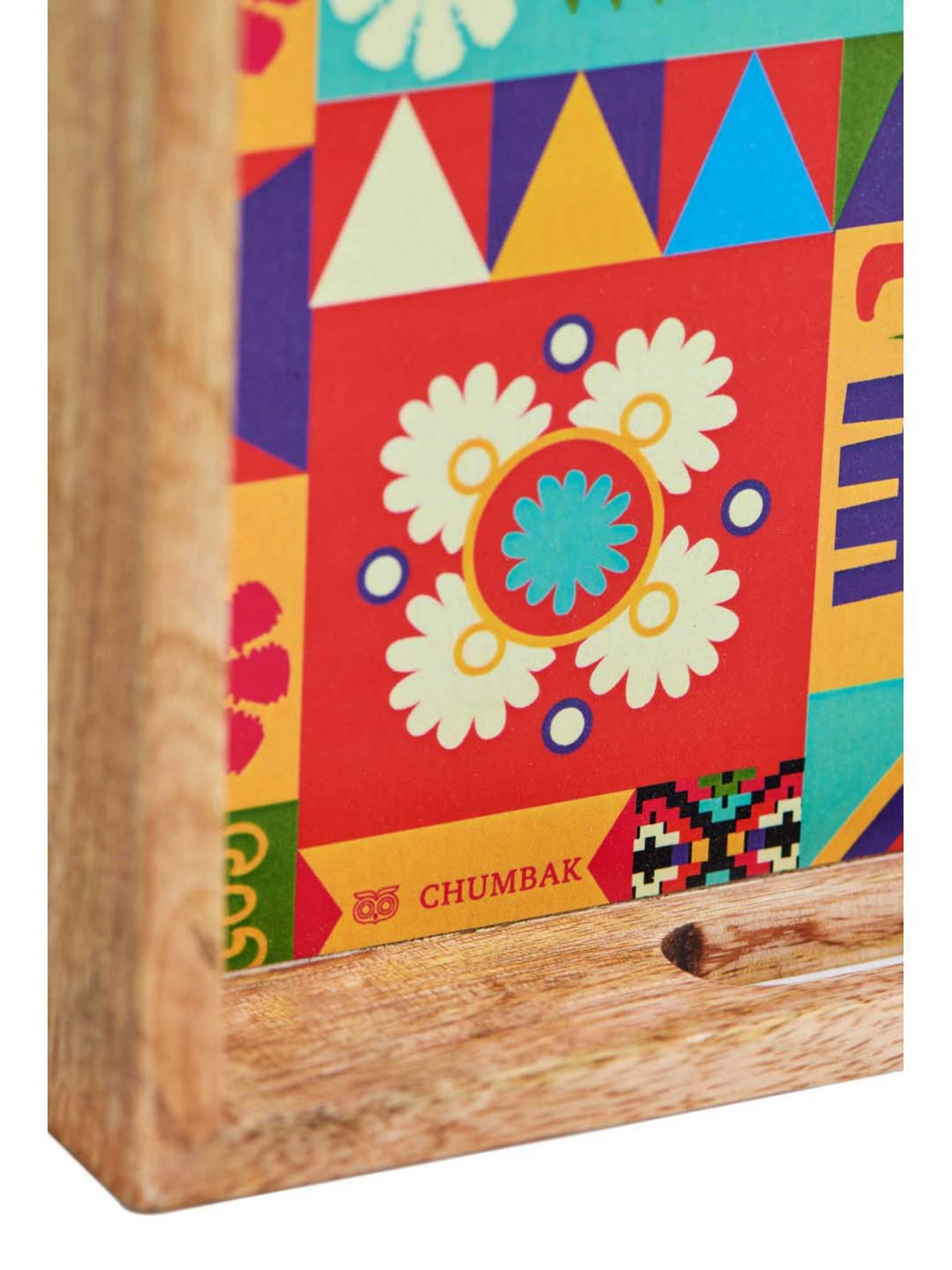 Gibson Home 18" x 24" Ceramic Gracious Rectangular Serving Platter