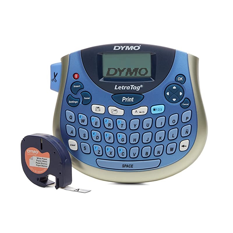 LetraTag LT100T Compact Portable Label Maker with QWERTY keyboard 1733011Assorted