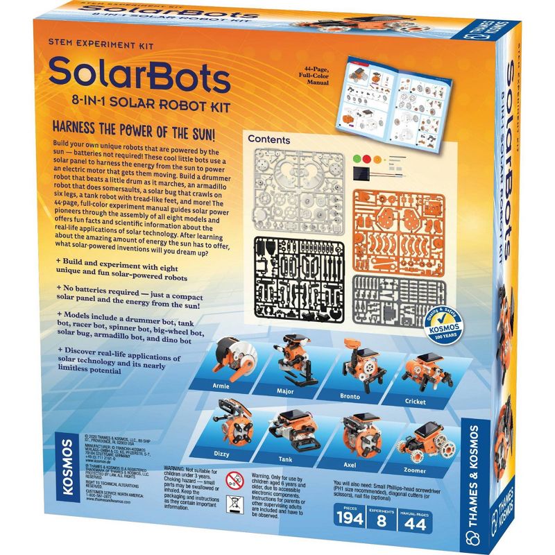 Thames & Kosmos 8-in-1 Solarbots: Solar Robot Kit