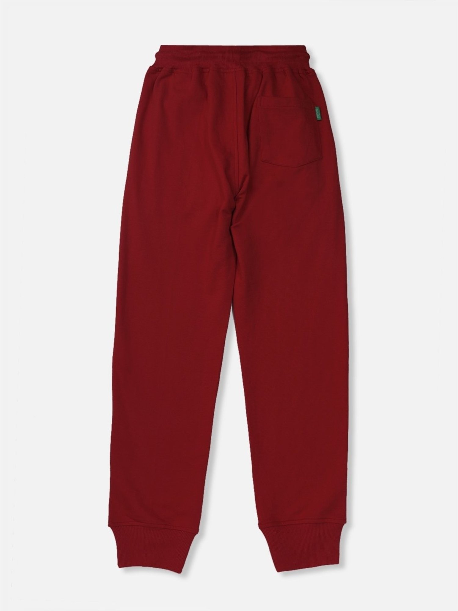 Palm Tree Kids Red Regular Fit Trackpants