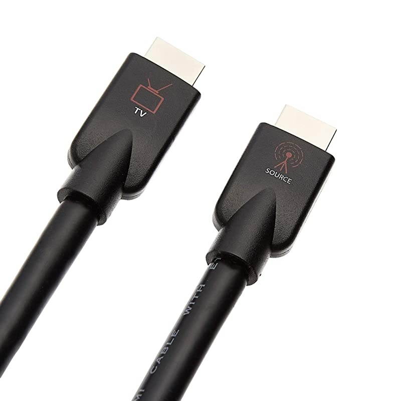 Basics High-Speed CL3-Rated HDMI Cable with RedMere - 100 Feet