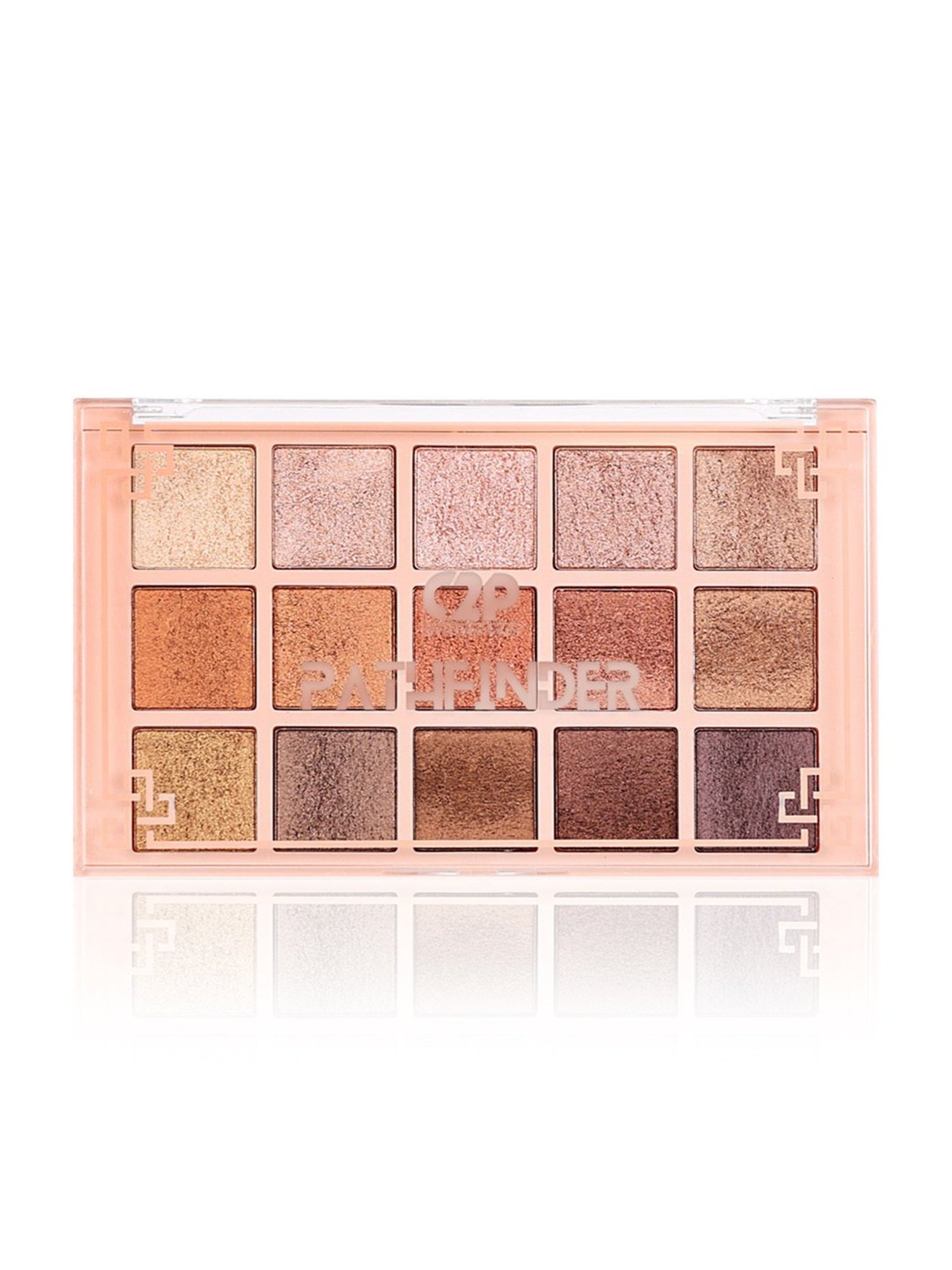 C2P PROFESSIONAL MAKEUP Pathfinder 15 Color Eyeshadow Palette Burned Almond 06 - 30 ml