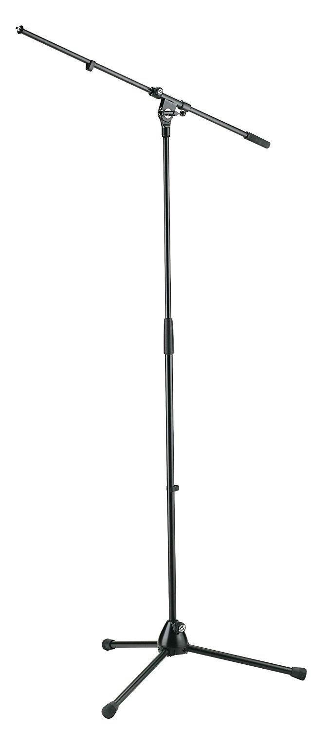 K & M Microphone Stand w/fixed length boom arm