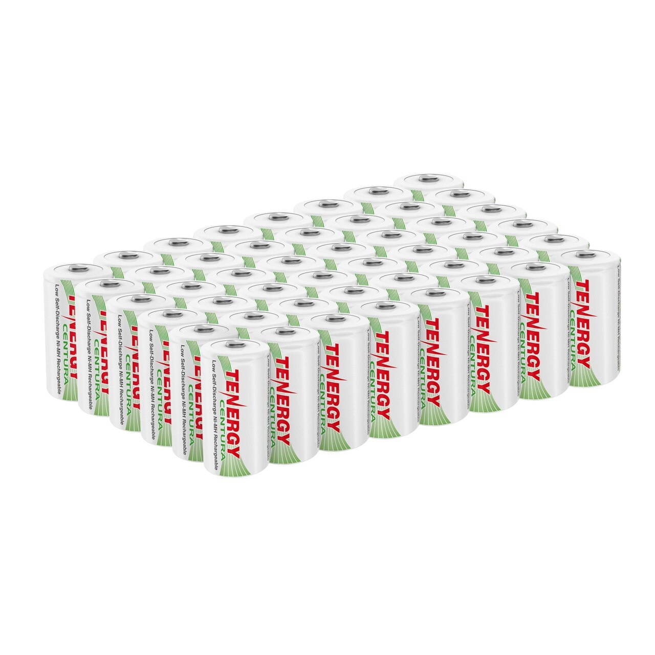 48pcs Tenergy Centura NiMH C 1.2V 4000mAh Rechargeable Batteries
