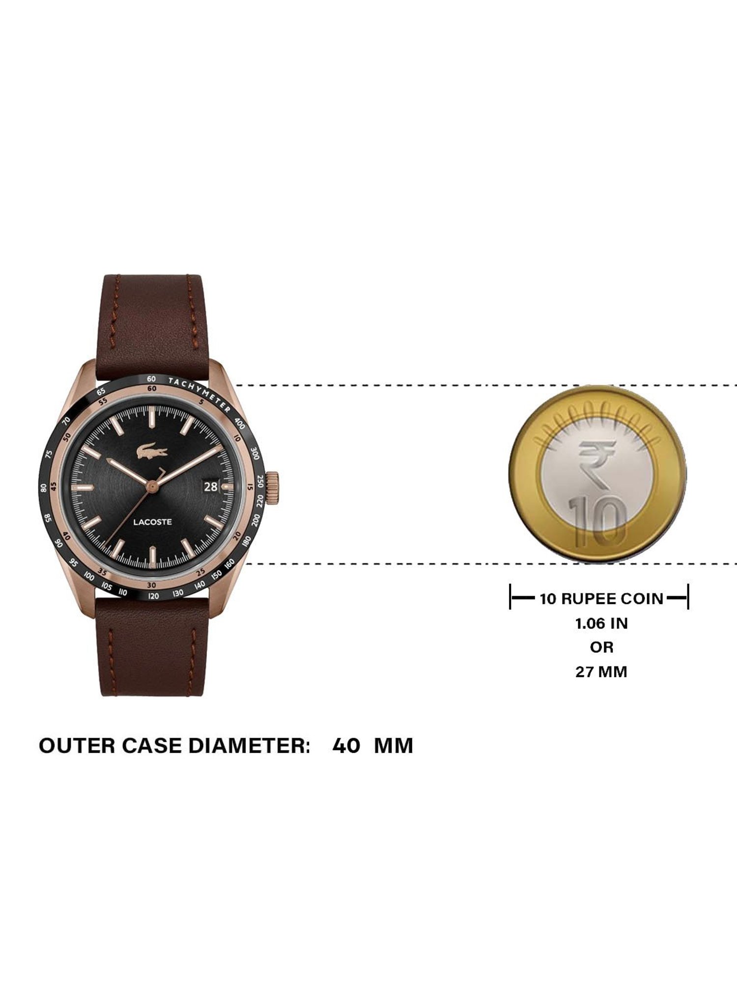 LACOSTE MGI-2011293 Everett Analog Watch for Men