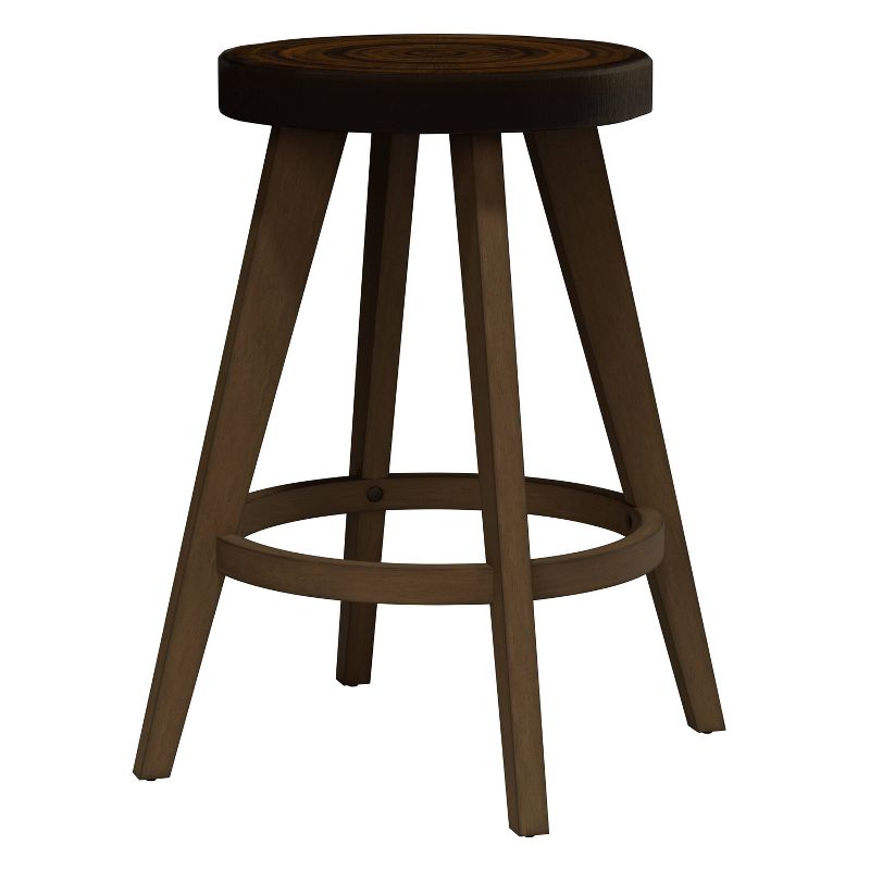 26.25" Brownington Wood Counter Height Barstool Cottage Oak - Hillsdale Furniture