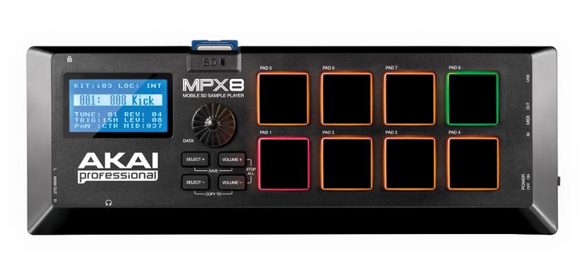 Akai Professional MPX8 SD Sample Pad Controller