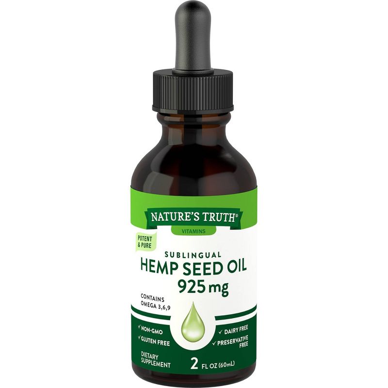 Nature's Truth Hemp Seed Oil - 2 fl oz