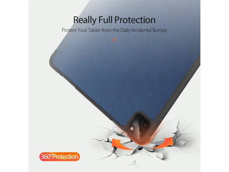 Leather Case for Pro 12.9 2020/2018,Trifold Smart Case with Auto Sleep/Wake,Slim Cover with Stand Pen Holder Soft TPU Back Cover,Support wireless Charging