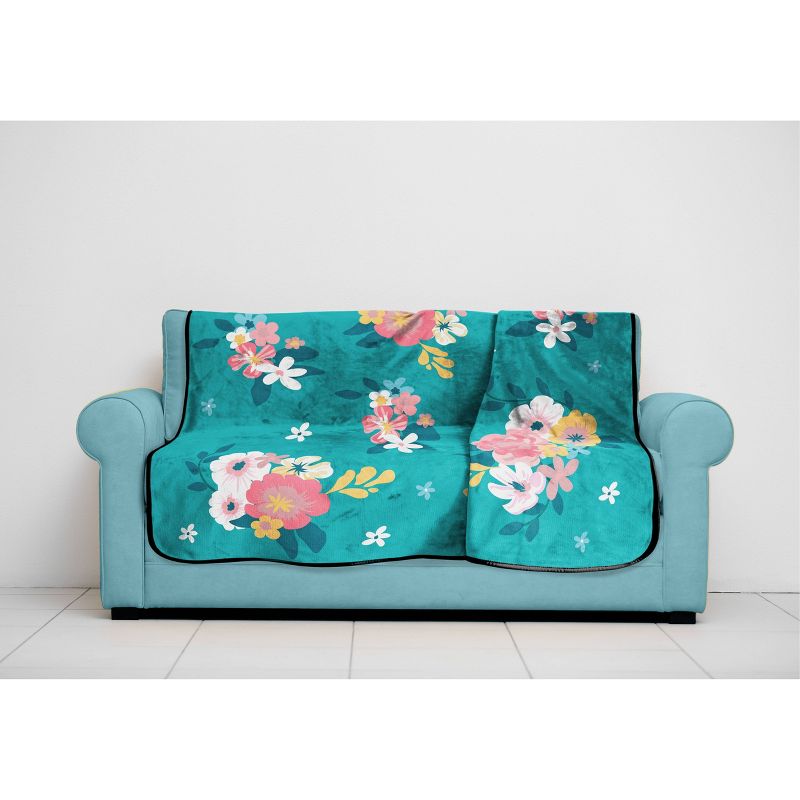 62"x90" To All the Boys I've Loved Before Laura Floral Blanket