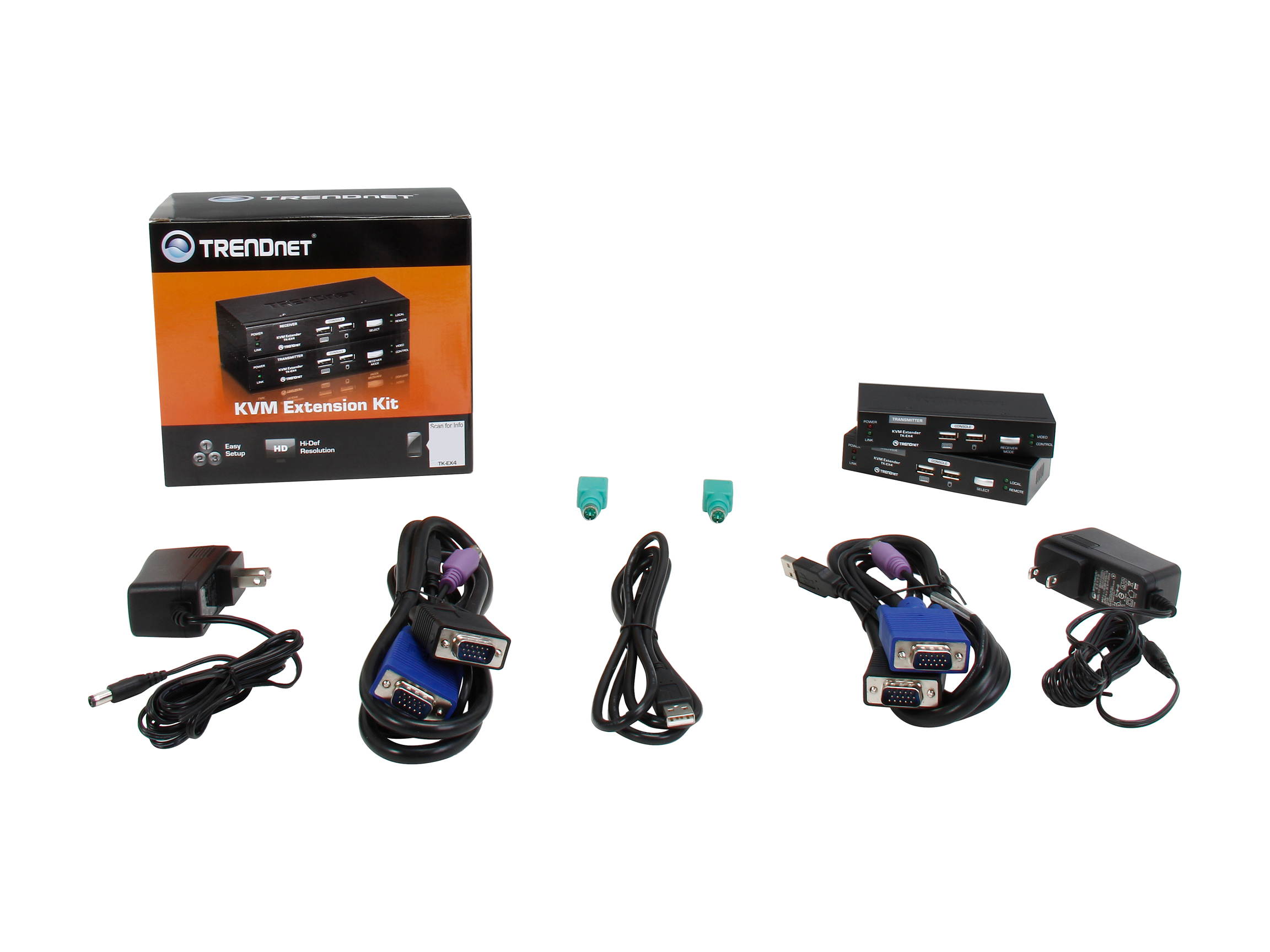TRENDnet TK-EX4 KVM Extension Kit