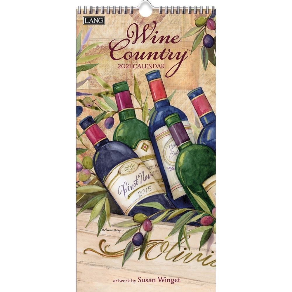 Lang Companies,  Wine Country Vertical Wall Calendar by Susan Winget 2021