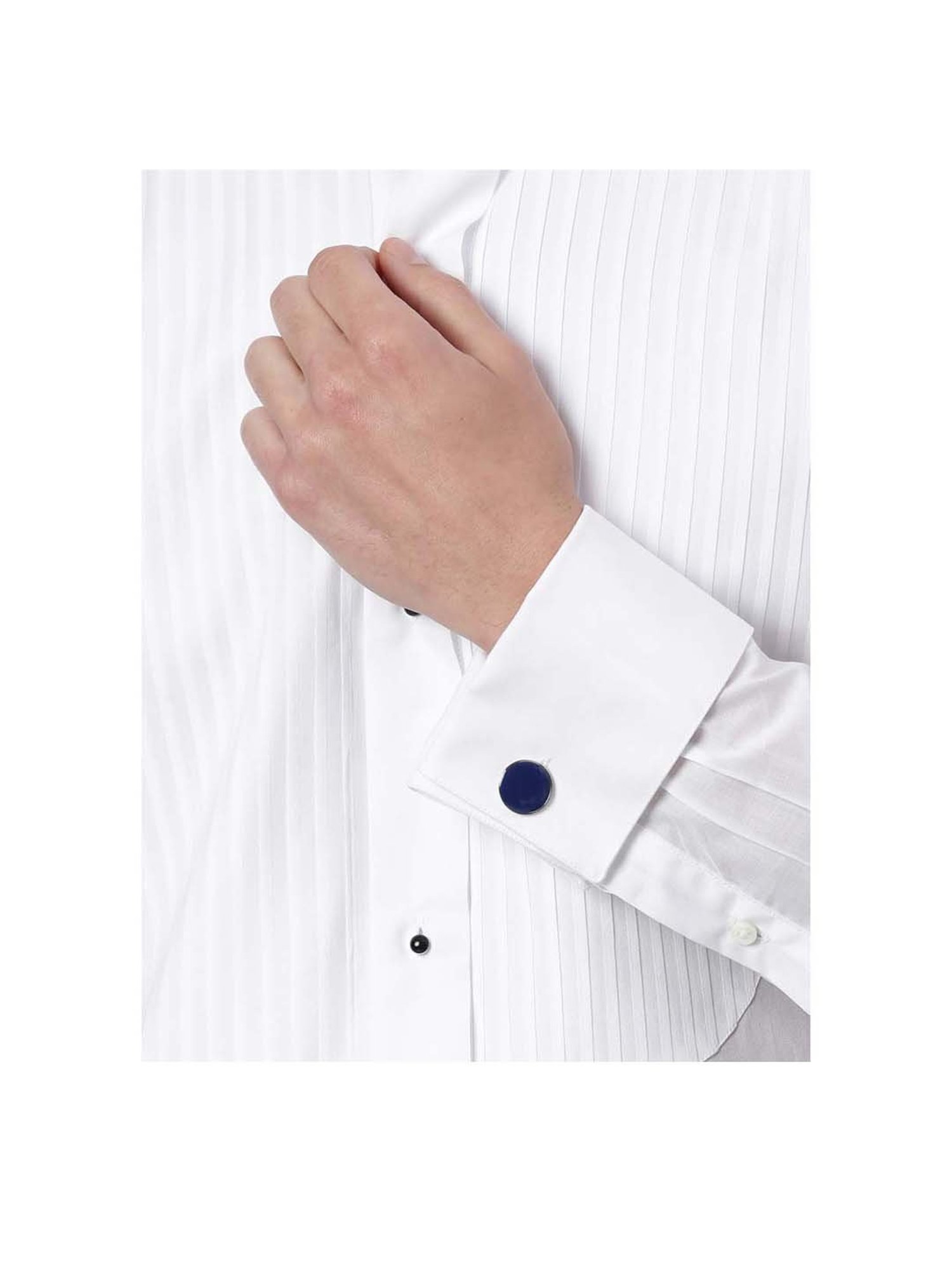 Tossido Blue Solid Cufflinks