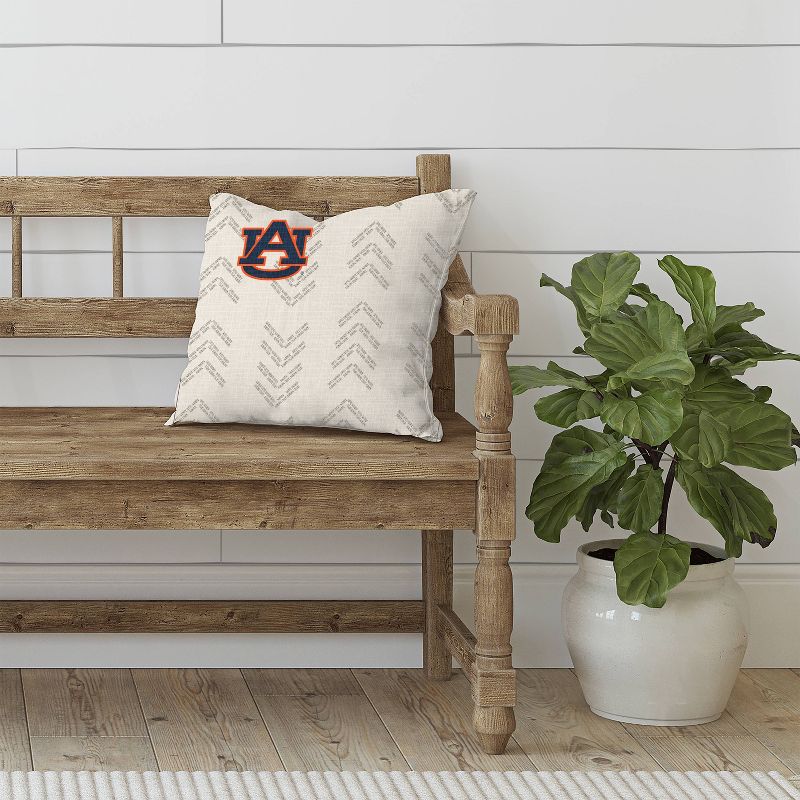 NCAA Auburn Tigers Wordmark Decorative Throw Pillow