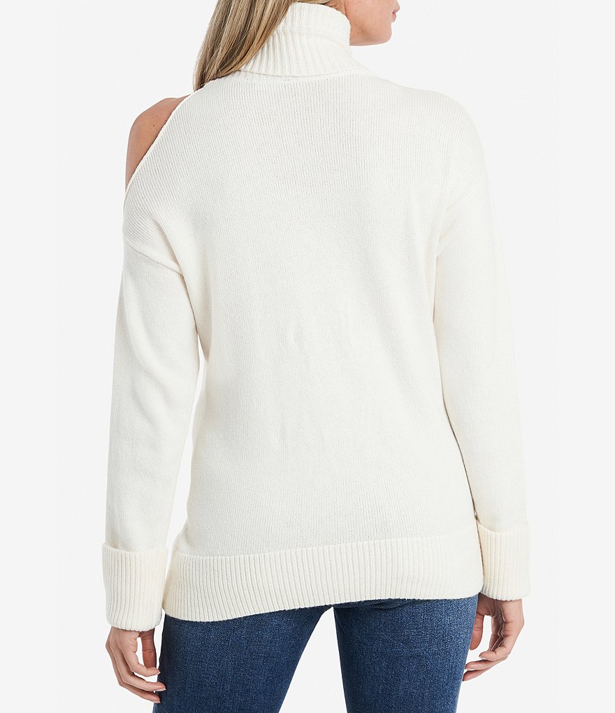 A Loves A Round Neck Long Bishop Sleeve Rib Knit Sweater