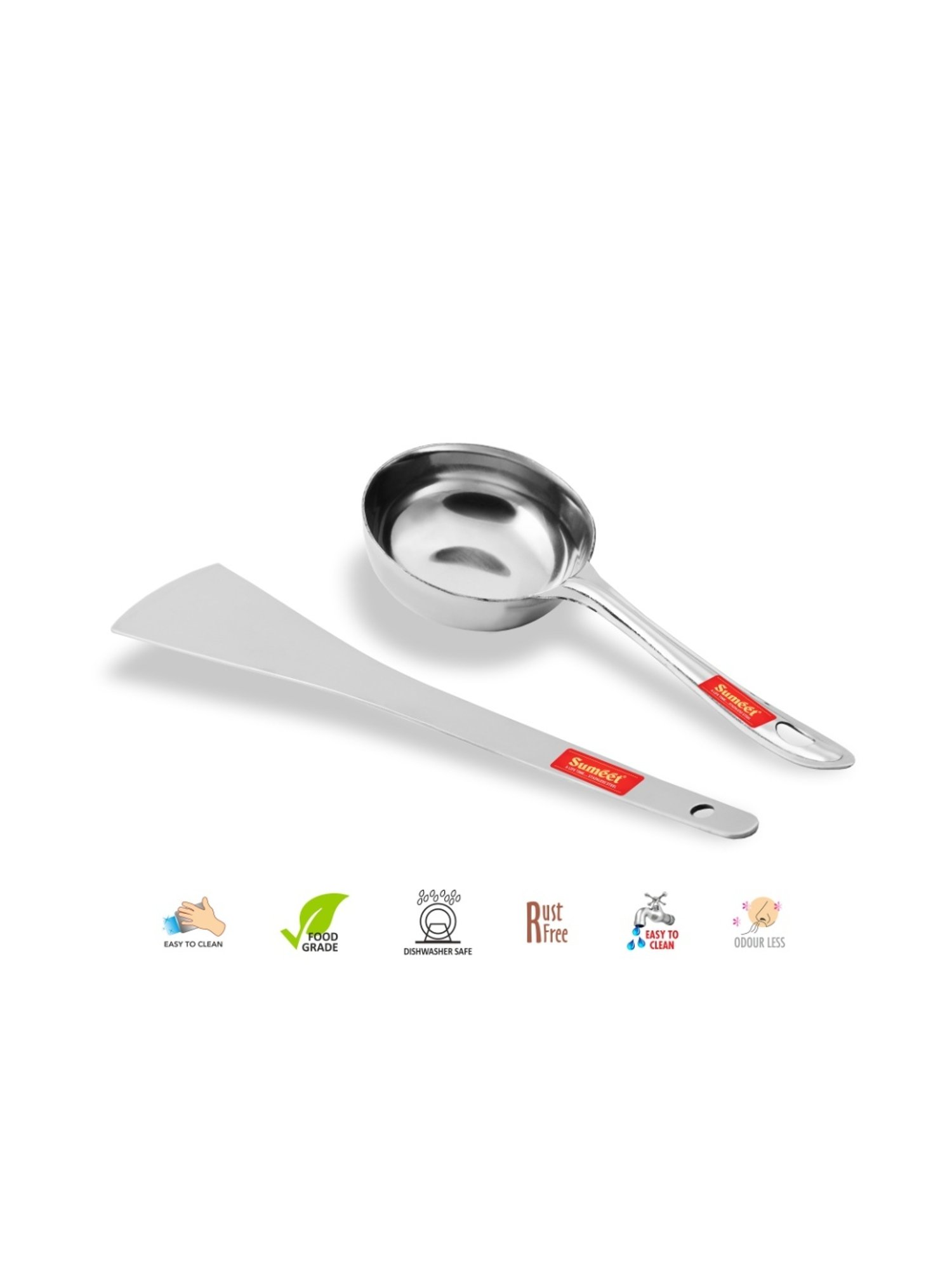 Westside Home Brown Copper Tea Spoons (Set of 4)