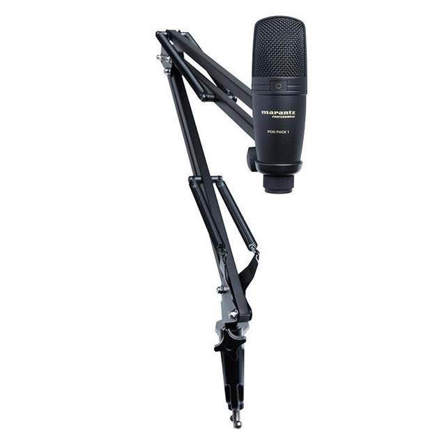 Marantz Pod Pack 1 USB Microphone with Broadcast Stand and Cable #POD PACK 1
