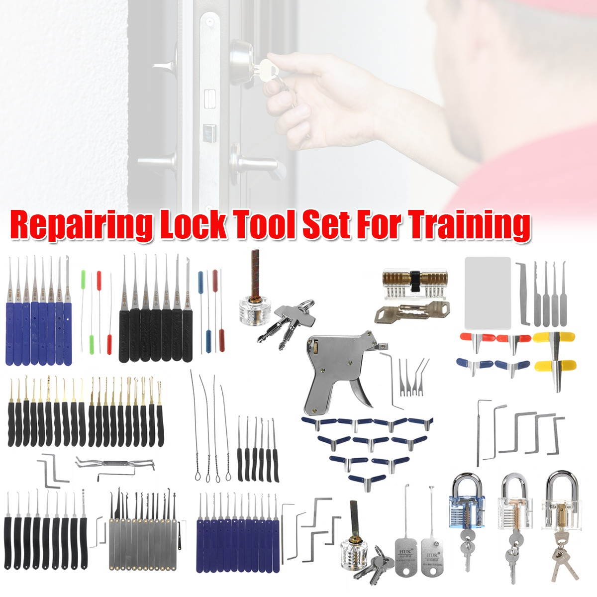 Lock Repair Tool Manual Lock Repair Tool Set-#13