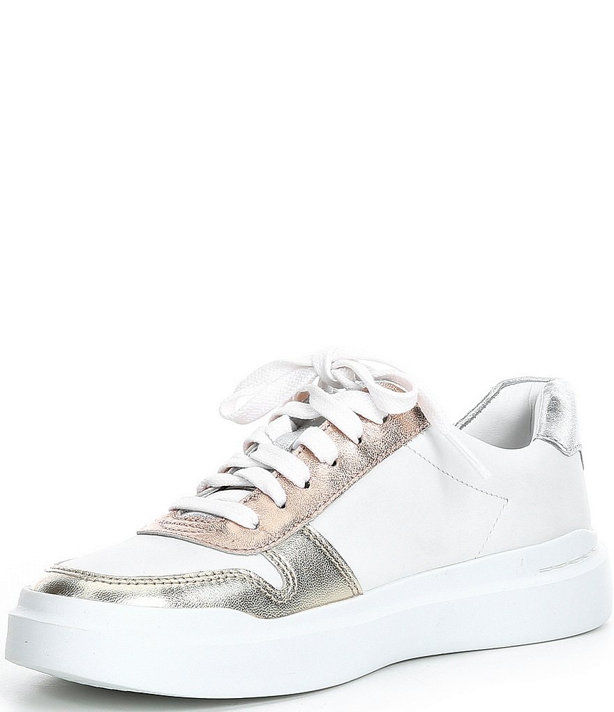 Cole Haan GrandPro Rally Court Leather Lace-Up Sneakers