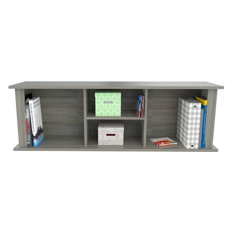 Wall Mounted Hutch Gray - Inval