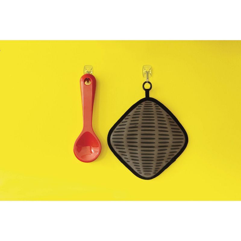 Command Small Sized Wire Decorative Hooks Clear