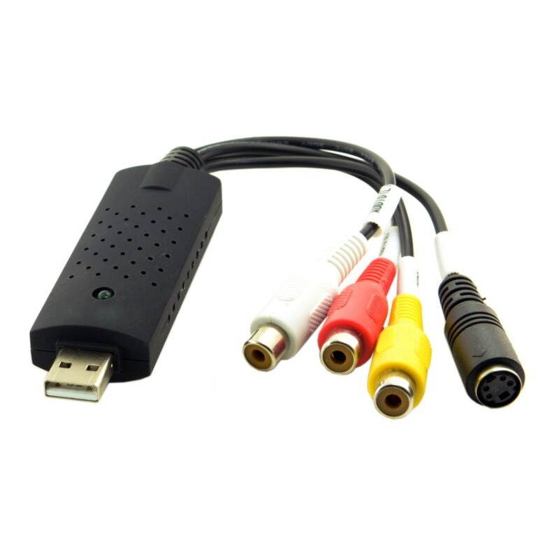 4 Channel USB 2.0 Audio Video CAP TV DVD VHS S-Video Capture Adapter DVR Sureveillance System