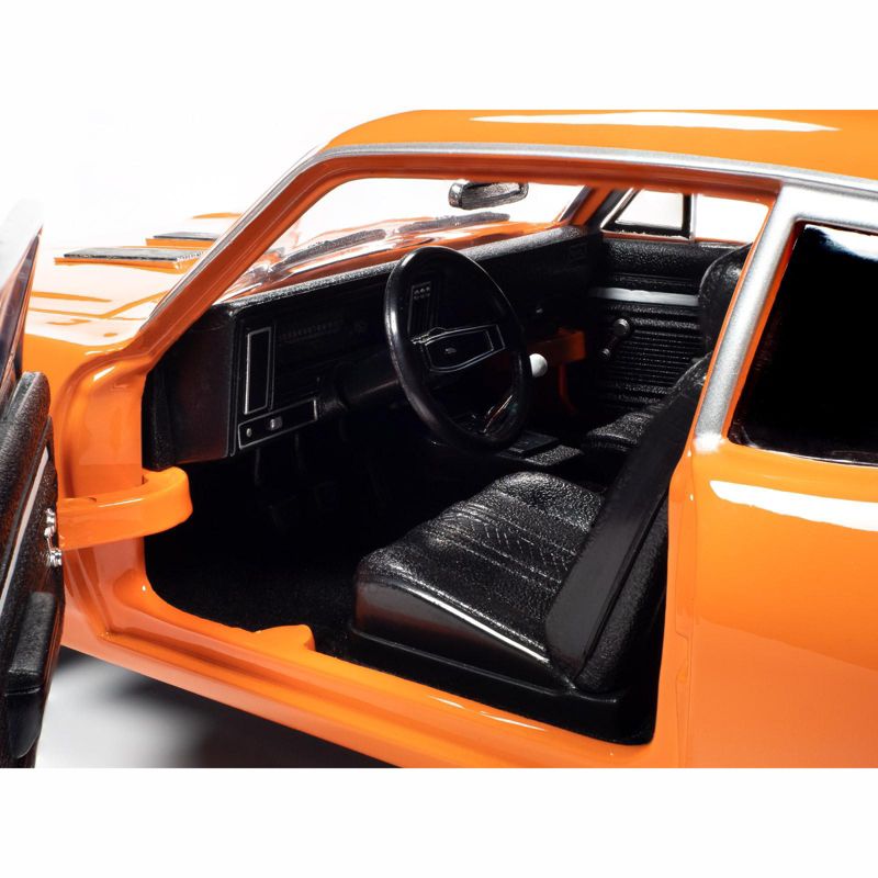 1970 Chevrolet Nova SS 396 Hugger Orange 1/18 Diecast Model Car by Autoworld