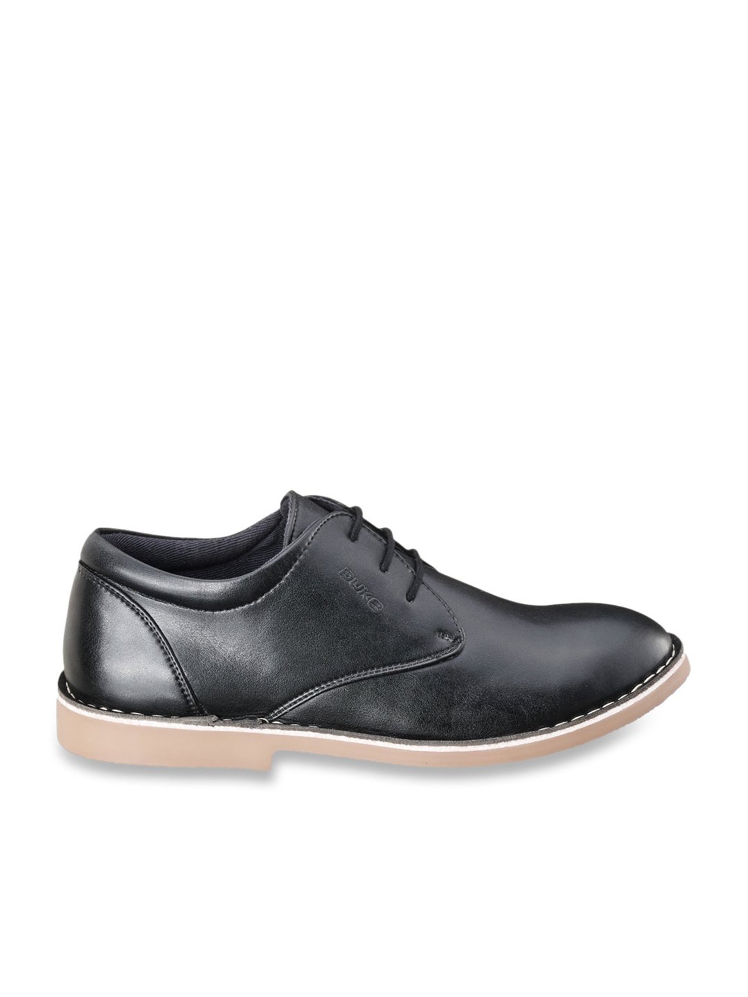 Duke Men's Black Derby Shoes