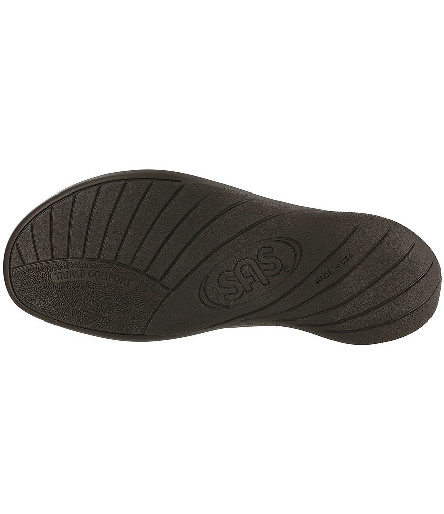 SAS Nudu Dot Printed Leather Wedge Slides