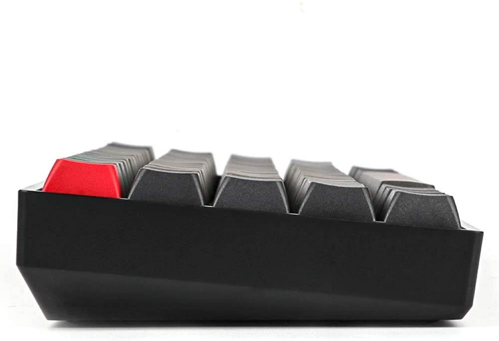 EPOMAKER GK61X 60% RGB Hot Swappable Mechanical Keyboard with Split Spacebar, Type C, Fully Programmable for Gamers (Gateron Blue Switch, Grey Black)