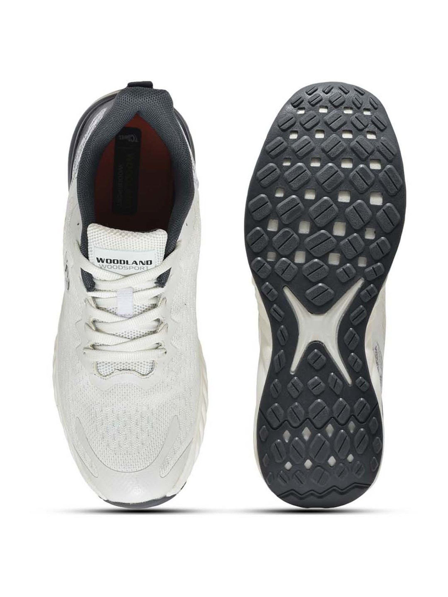 Woodland Men's White Running Shoes