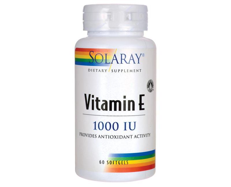 Solaray Vitamin E 1,000 Iu Softgel 60ct.