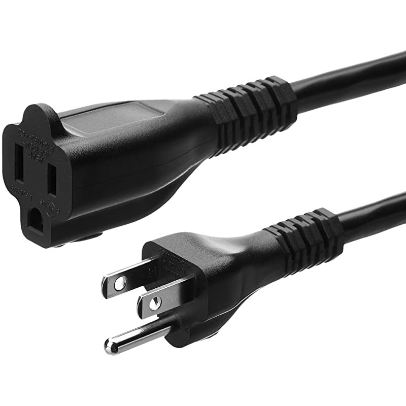 Basics Extension Cord - 25-Foot, Black