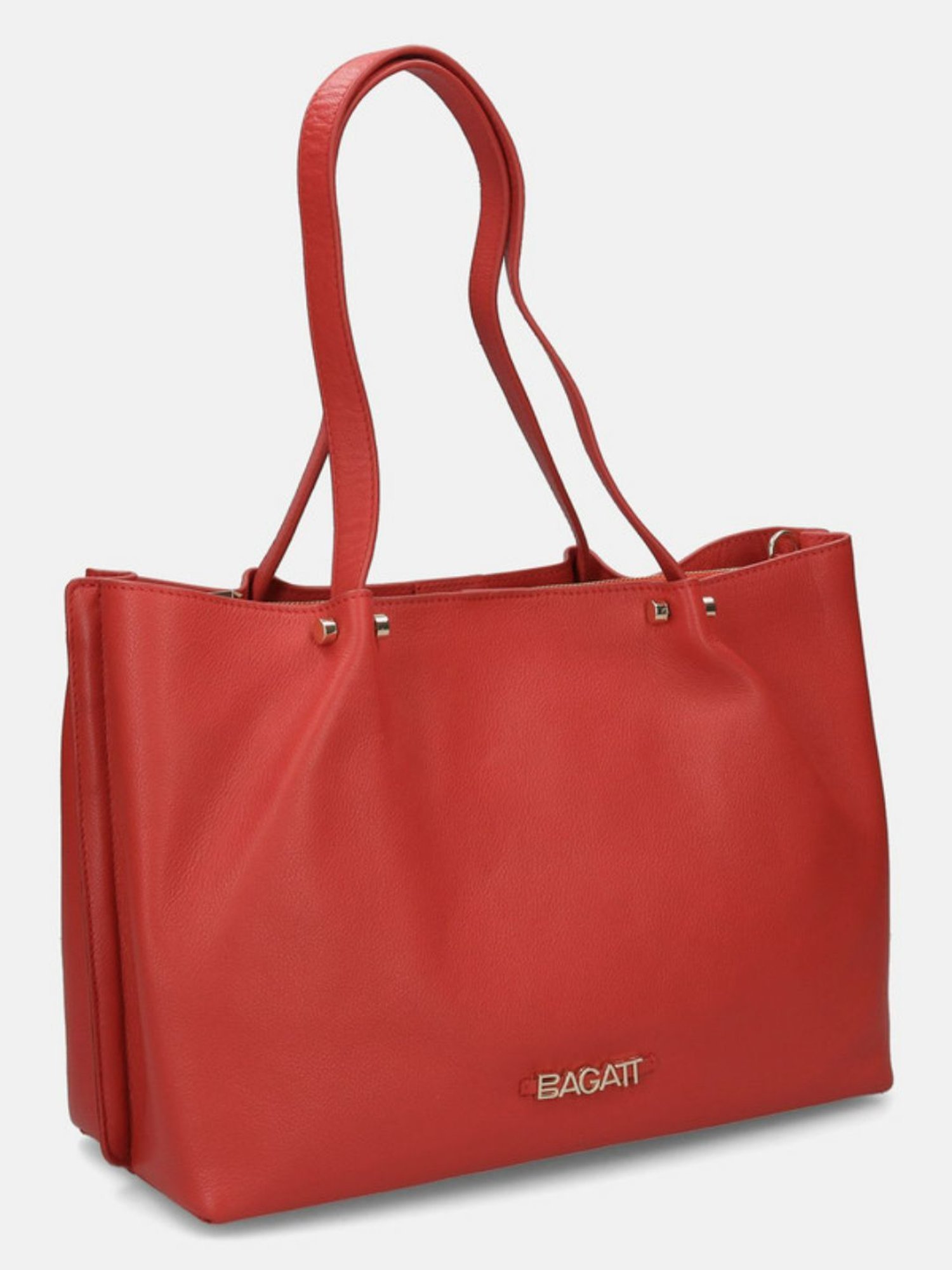 BAGATT Veneto Black Medium Leather Tote Bag