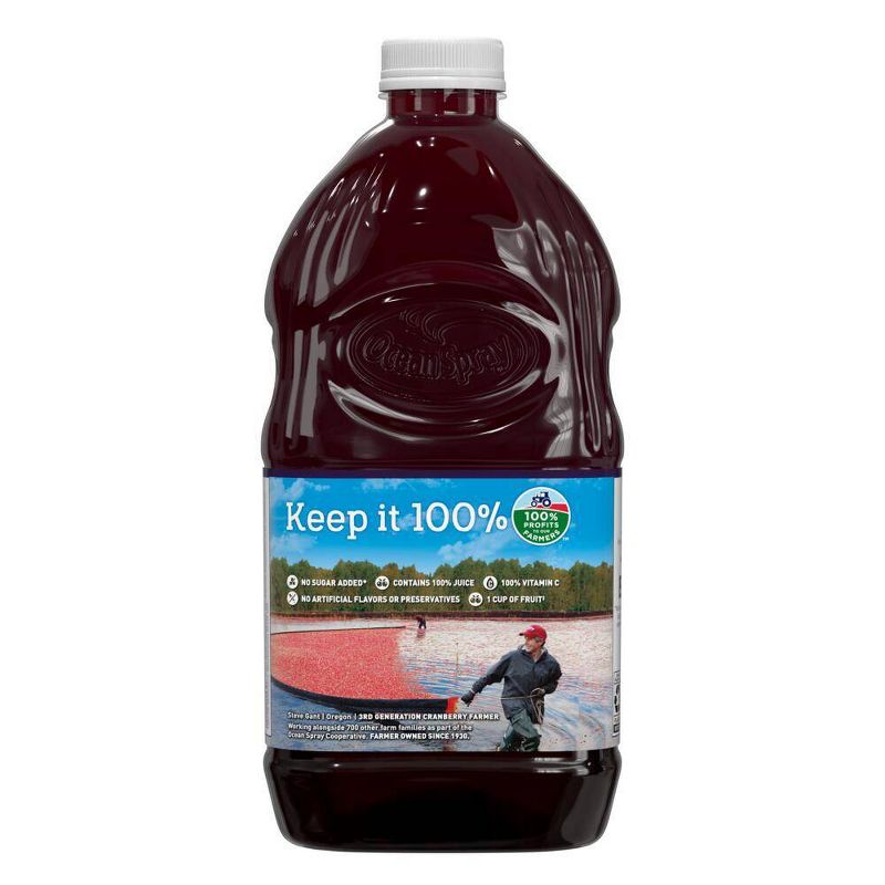 Ocean Spray 100% Cran-Blackberry Juice - 64 fl oz Bottle