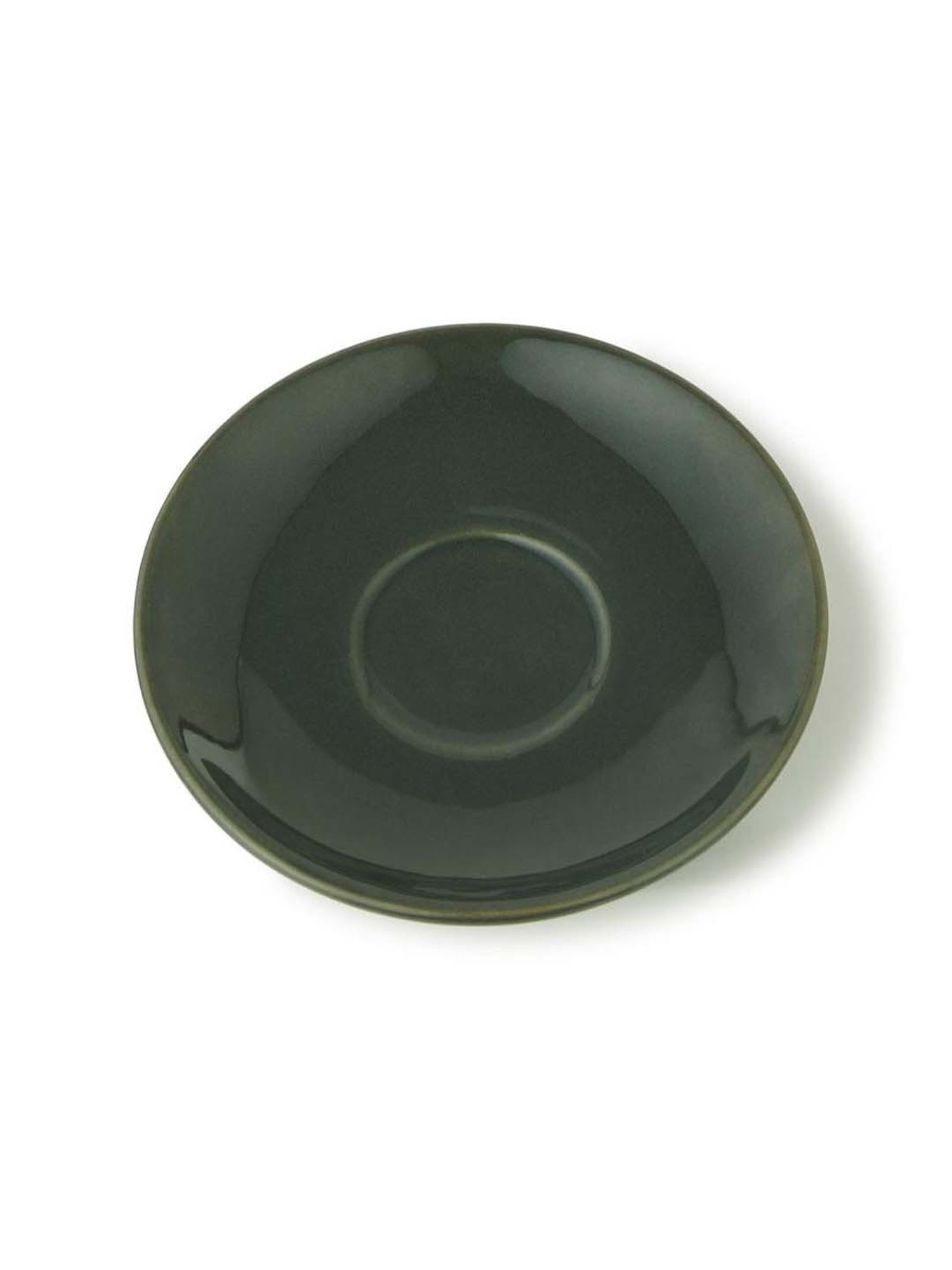 Fabindia Olive Ceramic Leela Cup & Saucer (0.2 L)