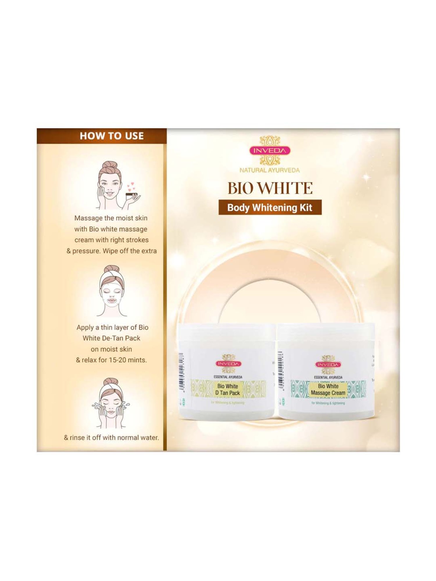 INVEDA Bio White Body Whitening Kit
