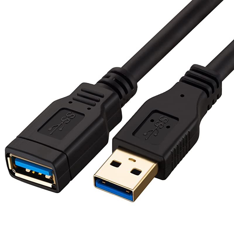 USB 30 Extension Cable 3 Feet  USB 30 Type A Male to A Female Extension Cordfor Data Transfer USB Flash Drive Keyboard Mouse Playstation Xbox Oculus VR Card Reader Printer etc