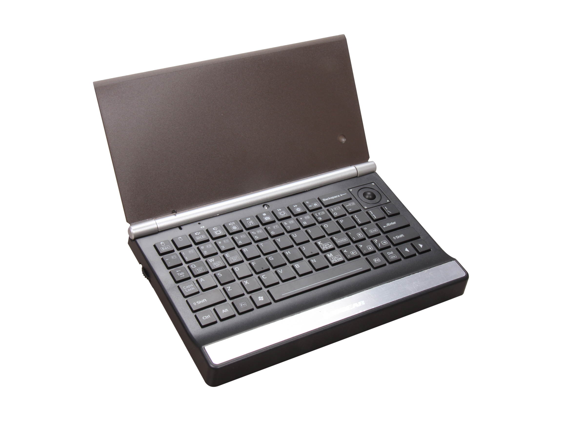 IOGEAR GKM571R Black RF Wireless Keyboard with Trackball, Scroll Wheel and Backlight LED