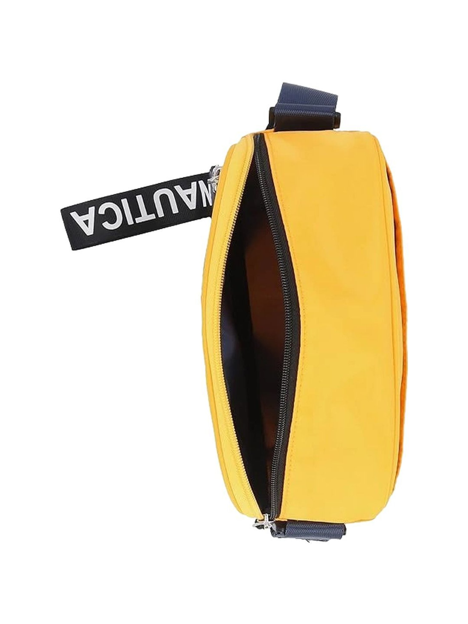 Nautica Yellow Solid Medium Sling Handbag