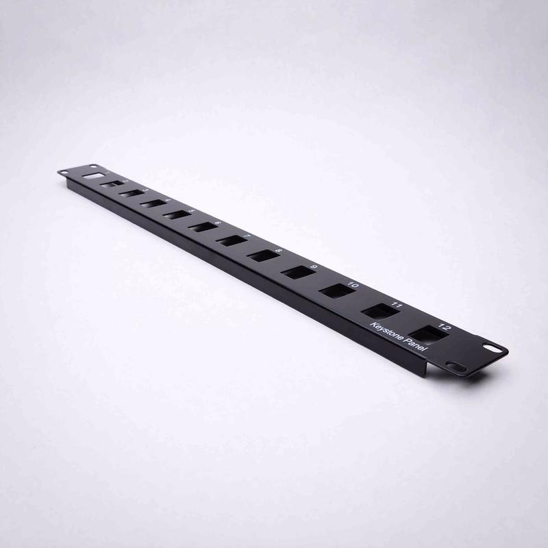 FireFold BLANK-12-PP Blank Patch Panel to mount to any standard 19-inch Relay Rack, cabinet or wall bracket