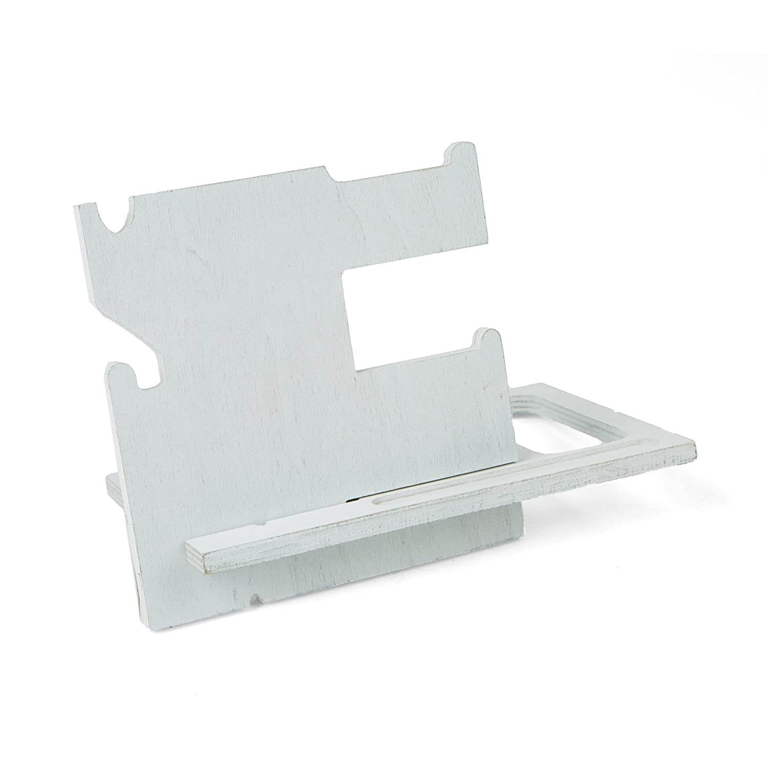 Mind Reader Phone Stand, Tablet Stand, Holder for Smartphone, Tablet, iPhone, Galaxy Note, iPad Mini Accessory Stand, Gray