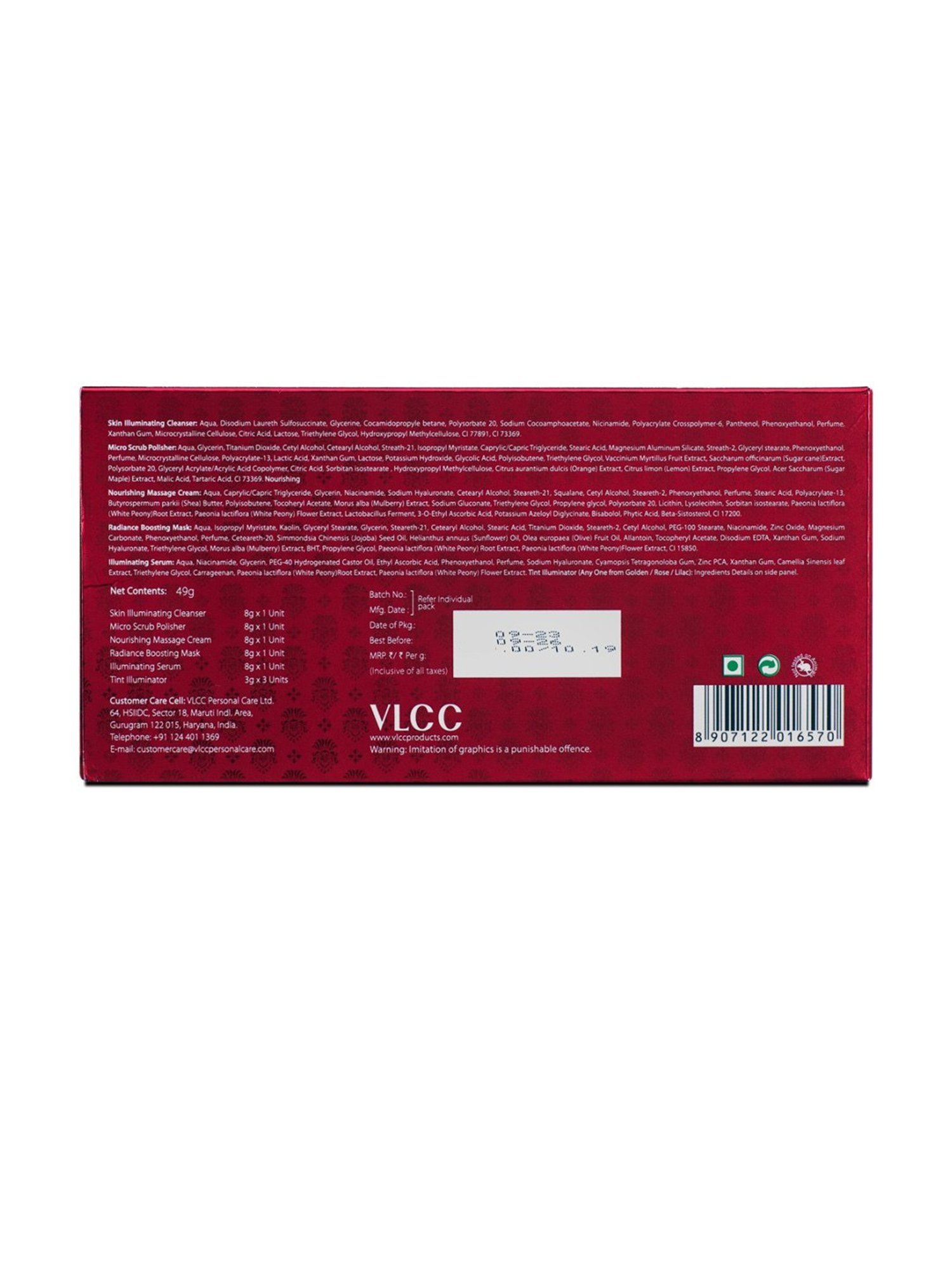 VLCC Bridal Glow Facial Kit - 50 gm